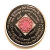 29 Year NA Bling Medallion - Pink, Sparkle, Glitter, Chip, Coin, Token view 2