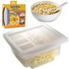 The Original Fasta Pasta Microwave Ramen Cooker w Lid and Built-in Strainer- No More Messes, Waiting for Water to Boil,or Sticky Noodles- Perfect Al Dente Pasta Every time- Patented, It Really Works view 1