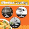 The Original Fasta Pasta Microwave Ramen Cooker w Lid and Built-in Strainer- No More Messes, Waiting for Water to Boil,or Sticky Noodles- Perfect Al Dente Pasta Every time- Patented, It Really Works view 2