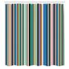 Ambesonne Abstract Shower Curtain, Barcode Lines Like Stripes Vertical Pattern Funky Modern Tile Illustration, Cloth Fabric Bathroom Decor Set with Hooks, 84" Long Extra, Khaki Rose view 2