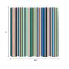 Ambesonne Abstract Shower Curtain, Barcode Lines Like Stripes Vertical Pattern Funky Modern Tile Illustration, Cloth Fabric Bathroom Decor Set with Hooks, 84" Long Extra, Khaki Rose view 3