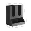 AIZYR 4 Compartment Coffee Condiment and Accessories Organizer, for Coffee Cups, Stirrers, Snacks, Sugars,A view 2