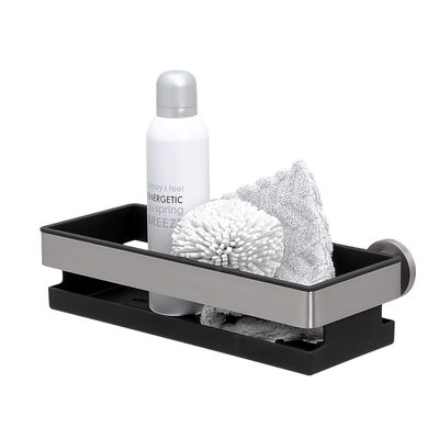 Tiger Noon Shower Basket, Stainless Steel Brushed, 30 x 8 x 13.8 cm