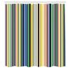 Ambesonne Abstract Shower Curtain, Barcode Lines Like Stripes Vertical Pattern Funky Modern Tile Illustration, Cloth Fabric Bathroom Decor Set with Hooks, 84" Long Extra, Apple Green view 2