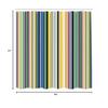 Ambesonne Abstract Shower Curtain, Barcode Lines Like Stripes Vertical Pattern Funky Modern Tile Illustration, Cloth Fabric Bathroom Decor Set with Hooks, 84" Long Extra, Apple Green view 3