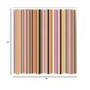 Ambesonne Abstract Shower Curtain, Barcode Lines Like Stripes Vertical Pattern Funky Modern Tile Illustration, Cloth Fabric Bathroom Decor Set with Hooks, 84" Long Extra, Pale Rust view 3