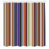 Ambesonne Abstract Shower Curtain, Barcode Lines Like Stripes Vertical Pattern Funky Modern Tile Illustration, Cloth Fabric Bathroom Decor Set with Hooks, 69" W x 84" L, Pistachio Green view 2