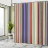 Ambesonne Abstract Shower Curtain, Barcode Lines Like Stripes Vertical Pattern Funky Modern Tile Illustration, Cloth Fabric Bathroom Decor Set with Hooks, 69" W x 84" L, Pistachio Green view 4