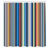 Ambesonne Abstract Shower Curtain, Barcode Lines Like Stripes Vertical Pattern Funky Modern Tile Illustration, Cloth Fabric Bathroom Decor Set with Hooks, 84" Long Extra, Violet Blue view 2
