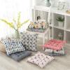 RGRE Set of 2 Seat Cushions with Ties, Chair Pad for Dining Chairs, Added Quilted Chair Cushions for Indoor Outdoor Garden Patio Kitchen & Office Chairs , Style 12 , 16 x 16 x 2inch view 4
