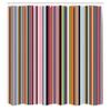 Ambesonne Abstract Shower Curtain, Barcode Lines Like Stripes Vertical Pattern Funky Modern Tile Illustration, Cloth Fabric Bathroom Decor Set with Hooks, 69" W x 84" L, Pink Pink view 2