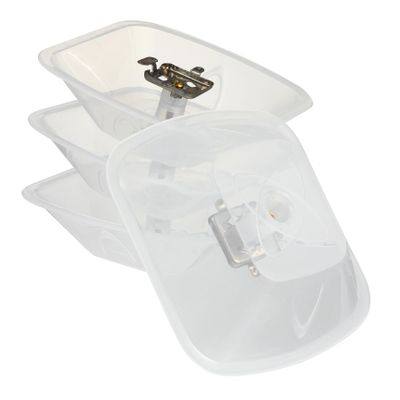 4pcs Range Hood Square Waste for Efficient Grease Management for Kitchen Removable Filter Easy to Install and Clean