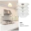 4pcs Range Hood Square Waste for Efficient Grease Management for Kitchen Removable Filter Easy to Install and Clean view 3