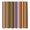 Ambesonne Abstract Shower Curtain, Barcode Lines Like Stripes Vertical Pattern Funky Modern Tile Illustration, Cloth Fabric Bathroom Decor Set with Hooks, 69" W x 75" L, Pale Olive view 2