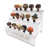 888 Display Three-Tier Acrylic Step Display Ultra Clear and Versatile Risers (9"W x 6 1/8"W x 6"H) view 2