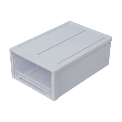 Cabilock 1pc Stackable Storage Box Drawer-type Organizer for Clothes and Shoes Versatile Home Storage Capacity Lightweight and Compact Design for Closet and Room Organization