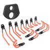Zerone Garage Hanger, 12Pcs Garage Hooks Organization Storage Hanger WallMount for Power Tool Rope Shovel Bike view 2