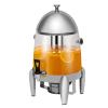 12L Commercial Beverage Dispenser Stainless Steel Cold and Hot Beverage Dispenser Machine with Cold/Heat Preservation Function Juice Tea Drink Dispenser Juice Bucket Drink Buffet Server, Silver view 1