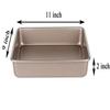 11 Inch Baking Sheets Pan Nonstick Set of 2, Walooza Cookie Sheet Replacement Toaster Oven Tray, Deep Size 2 inch Bakeware, Non Toxic & Heavy Duty & Easy Clean view 2