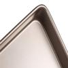 11 Inch Baking Sheets Pan Nonstick Set of 2, Walooza Cookie Sheet Replacement Toaster Oven Tray, Deep Size 2 inch Bakeware, Non Toxic & Heavy Duty & Easy Clean view 3