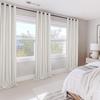 100% Blackout Curtains 96 Inches Long,Linen Blackout Curtains 96 Inch Length,Thermal Insulated Full Light Blocking Drapes for Living Rroom,(W50 x L96 1 Panel, Beige) view 2