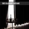 100% Blackout Curtains 96 Inches Long,Linen Blackout Curtains 96 Inch Length,Thermal Insulated Full Light Blocking Drapes for Living Rroom,(W50 x L96 1 Panel, Beige) view 3