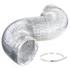 ALORAIR Dehumidifier Aluminum foil Intake Duct 10 inches Diameter 10 ft Long with Duct Clamps, Return Duct Collar Assembly for Sentinel HDi100/HDi120 view 1