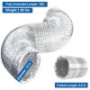 ALORAIR Dehumidifier Aluminum foil Intake Duct 10 inches Diameter 10 ft Long with Duct Clamps, Return Duct Collar Assembly for Sentinel HDi100/HDi120 view 3