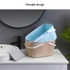 Shower Caddy Basket, Portable Large Capacity Thickened Plastic Organizer Storage Tote with Handles Drainage Toiletry Bag Bin for Bathroom, College Dorm Room Essentials, Kitchen, Camp, Gym, Khakis view 4