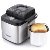 Briskind 19-in-1 Compact Bread Maker Machine, 1.5 lb / 1 lb Loaf Small Breadmaker with Carrying Handle, Including Gluten Free, Dough, Jam, Yogurt Menus, Bake Evenly, Automatic Keep Warm, 3 Crust Color view 1