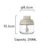 3PCS Glass Seasoning Pot, Sealed Moisture-proof Seasoning Pot with Lid, Spice Seasoning, Kitchen Spices/herbs, Sealed Moisture-proof view 2