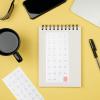 EXCEART 2sets Self-Adhesive Calendar Reminder Stickers Decorative Date Tabs for Planners and Journals Days Daily Index Stickers for Easy Organization and Tracking view 2