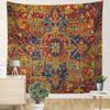 TBUFYU Tapestries Folk Romanian Traditional Ethnic Bedroom Living Room Classroom Home Tapestry Decoration Carpet 59.1x59.1 Inch Wall Hanging view 1