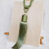 1 Pair Luxurious Tassels Curtain Tiebacks Home Deocrative Curtain Accessories Tassel Curtain Holdbacks Drape Tiebacks Rope Curtain Buckle (Green) view 2