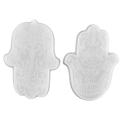 2pcs Silicone Hand Molds for Epoxy Crafts Multi-Purpose Casting Molds Creative Decorative Accessories for Home Art Projects for and Unique Creations