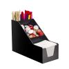 8 Compartment Coffee Condiment Organizer and Accessory Caddy - Coffee and Tea Cup Storage Holder for Kitchen and Office Organization view 2