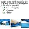 Transfer Belt Gait Belt Padded Gait Belt Standing and Walking Assist with 4 Handles Horizontal Adjustable Size for Patients Safety Elderly Care view 4