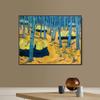 INVIN ART Framed Canvas Giclee Print Art Bretonnes Reunion in The Wood by Paul Serusier Wall Art Living Room Home Office Decorations(Black Slim Frame,20"x24") view 2