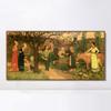 INVIN ART Framed Canvas Giclee Print Art Series #20 by Paul Serusier Wall Art Living Room Home Office Decorations(Wood Color Slim Frame,12"x24") view 1