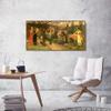 INVIN ART Framed Canvas Giclee Print Art Series #20 by Paul Serusier Wall Art Living Room Home Office Decorations(Wood Color Slim Frame,12"x24") view 3