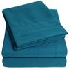 1500 Supreme Collection Extra Deep Pocket Sheets Set - Luxury Soft Bed Sheets, Wrinkle Free, Bedding, Over 40 Colors, 21 inch Extra Deep Pocket, King, Teal view 1