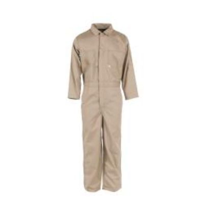 9 oz Indura FR Coverall - Khaki - Size S