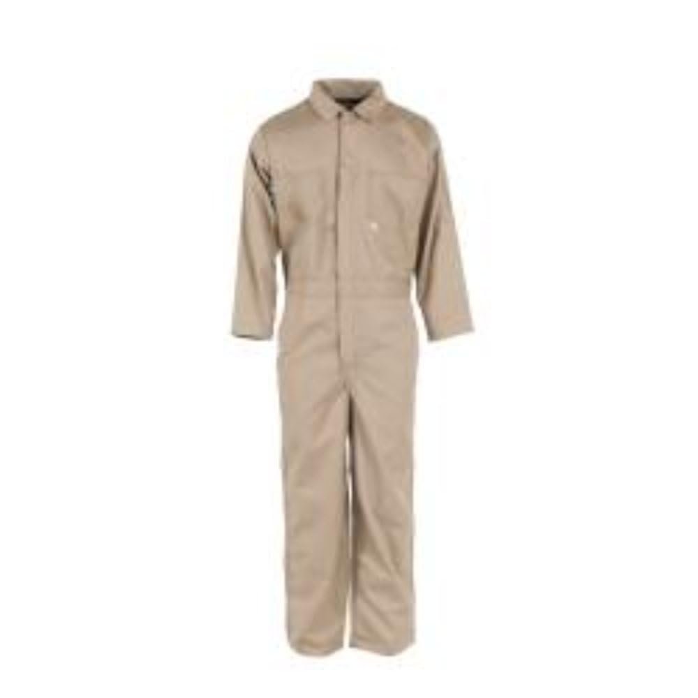 9 oz Indura FR Coverall - Khaki - Size S