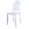 Balsa Circle 36-Inch Tall Clear Plastic Transparent Chair Wedding Party Furniture Reception Dinner Catering Ceremony Home Decorations view 1