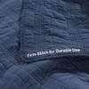 HORIMOTE HOME 100% Cotton Quilt Set Queen Size, Navy Blue Pre-Washed 3-Piece Bedspread Coverlet Set, Cozy Lightweight Stitching Bedding Cover with 2 Shams in Geometric Pattern for All Season view 4