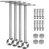 Aopin Stainless Steel Curtain Rod Brackets - 25mm / 1" Ceiling-Mount with Polished End Supports, 4 Pcs view 1