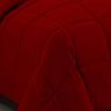 Blood Red Twin/Twin XL Size Duvet Covers with Box Stitched Comforter 100% Organic Cotton with Zipper Closure & Corner Ties, 600 TC Ultra Soft Duvet Cover with 2 Pillow (3 Pcs Duvet Set + Comforter) view 4