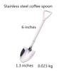 10 Pack Dessert Spoon 6 inch Shovel Shape Stainless Steel Spoons Ice Cream Fruit Spoon for Home Kitchen or Restaurant view 2