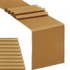 10-Pack Satin Table Runner Old Gold 12 x 108 inches Long, Table Runners for Wedding, Birthday Parties, Banquets Decorations10 Pack, 12x108 Inch, Old Gold view 1