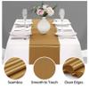 10-Pack Satin Table Runner Old Gold 12 x 108 inches Long, Table Runners for Wedding, Birthday Parties, Banquets Decorations10 Pack, 12x108 Inch, Old Gold view 3